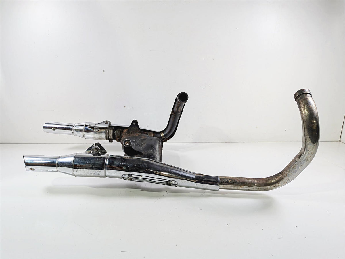 1989 Kawasaki VN750 Vulcan Left Right Exhaust Muffler & Header Set 18002-1701 {{ shop.shopifyCountryName }} - Mototech271