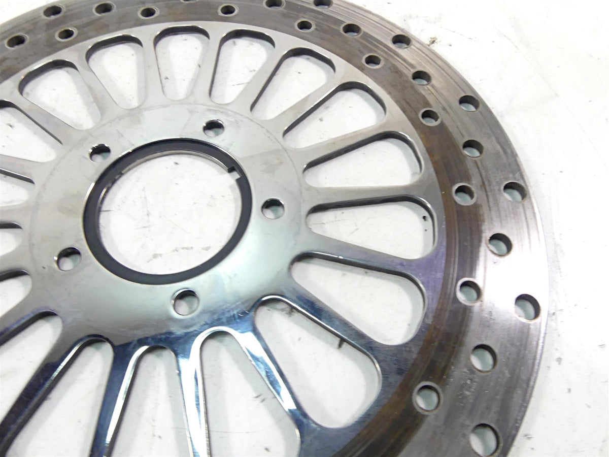 2002 Harley Touring FLHTC Electra Glide Front Chrome Brake Rotor Disc Set {{ shop.shopifyCountryName }} - Mototech271