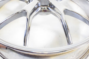 2008 Ducati 848 Straight Chrome Wheel Rim Set 17x3.5 17x5.5 50121161AB 50221341A | Mototech271