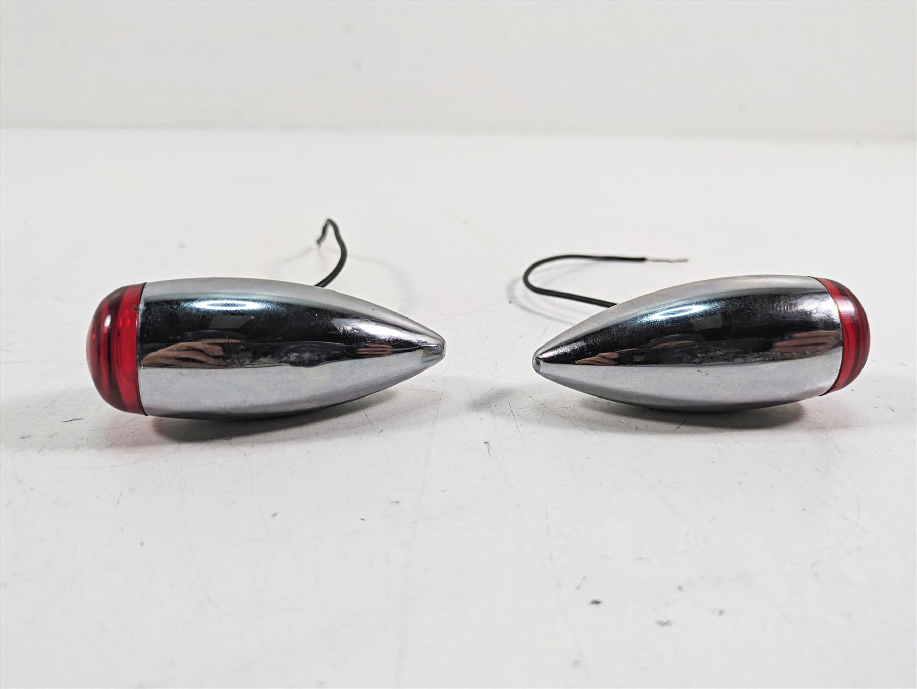 2000 Harley FXSTS Softail Springer Front Bullet Blinker Turn Signal Set {{ shop.shopifyCountryName }} - Mototech271