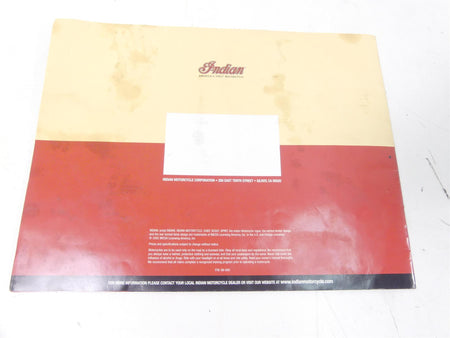 2001 Indian Centennial Scout Owner Manual Manual Book 98-069 99-977 {{ shop.shopifyCountryName }} - Mototech271
