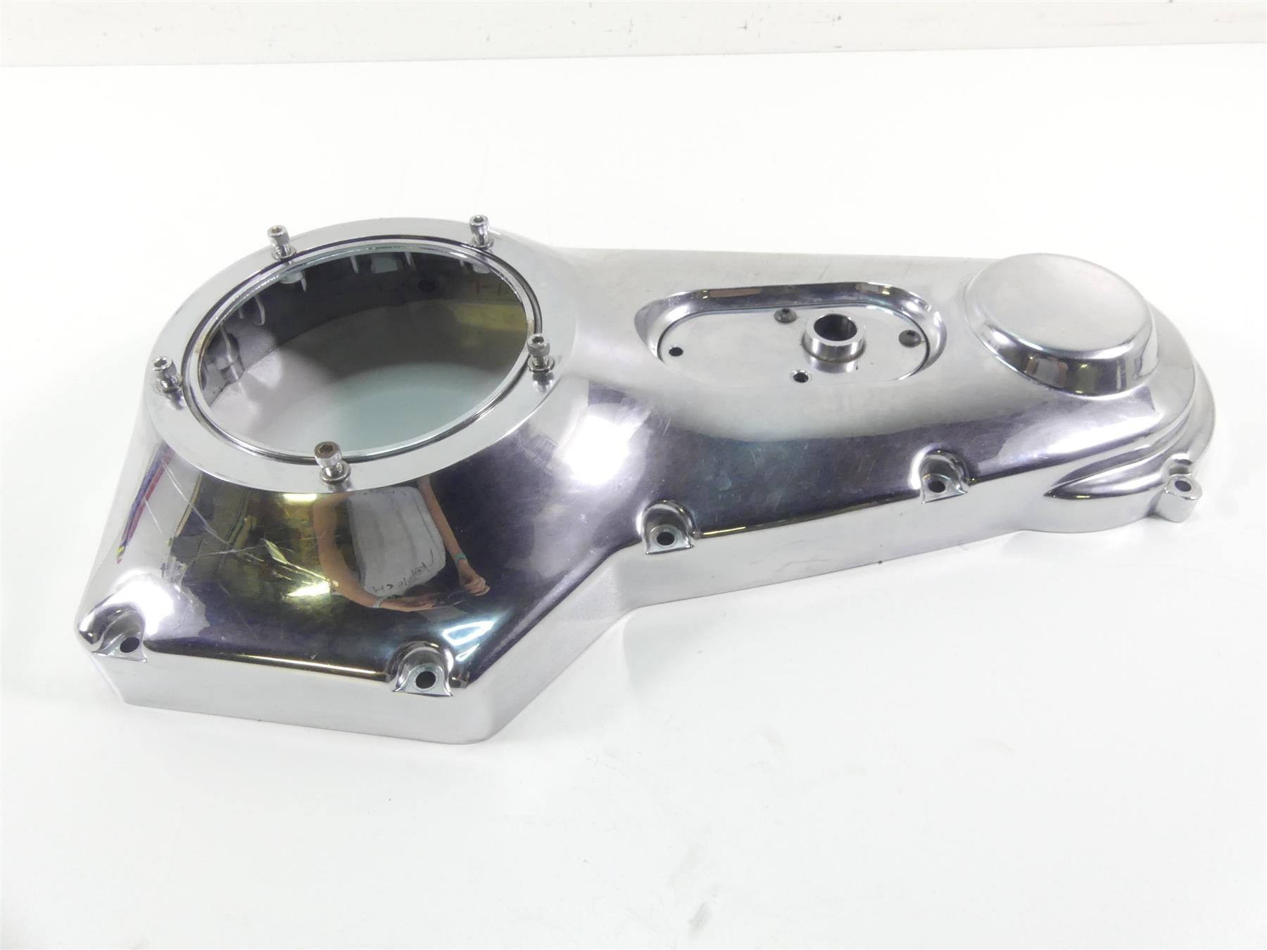 1999 Harley Dyna FXDS Convertible Outer Primary Clutch Cover Mid Cntrl 60506-99 {{ shop.shopifyCountryName }} - Mototech271