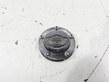 2003 Harley Touring FLHTCUI E-Glide 100th Chrome Cam Camshaft Cover 32536-03 {{ shop.shopifyCountryName }} - Mototech271