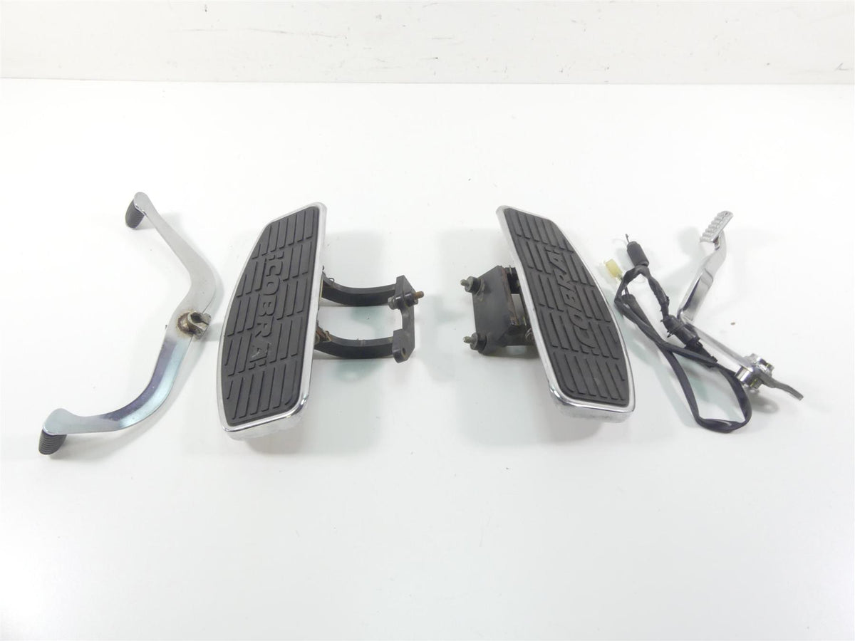 1998 Honda Shadow VT1100T Cobra Front Floorboards + Shift & Brake Lever 06-1621 {{ shop.shopifyCountryName }} - Mototech271