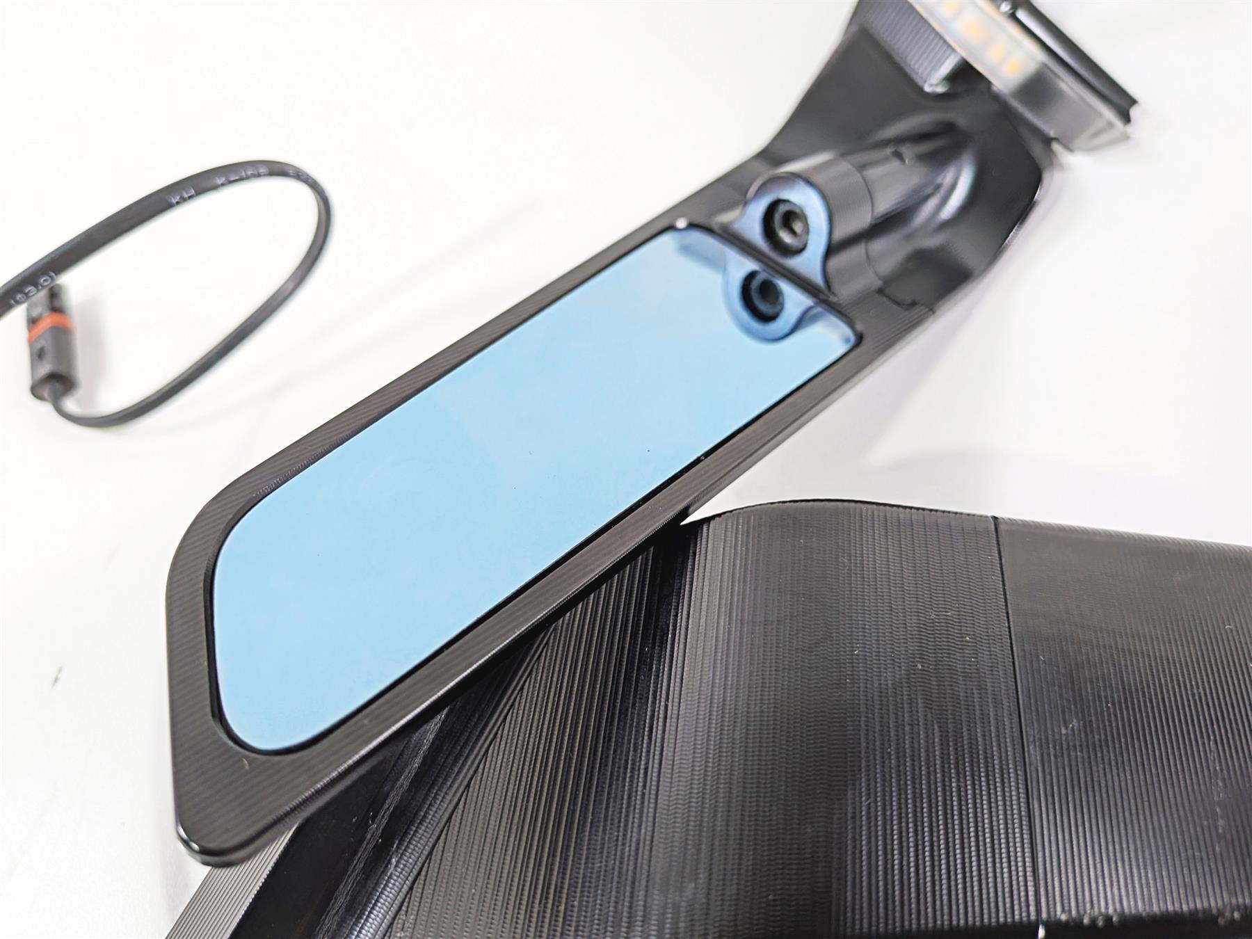 2022 BMW S1000RR K67 Left Right Adjustable Wing Stealth Mirror Turn Signal Set-Mototech271