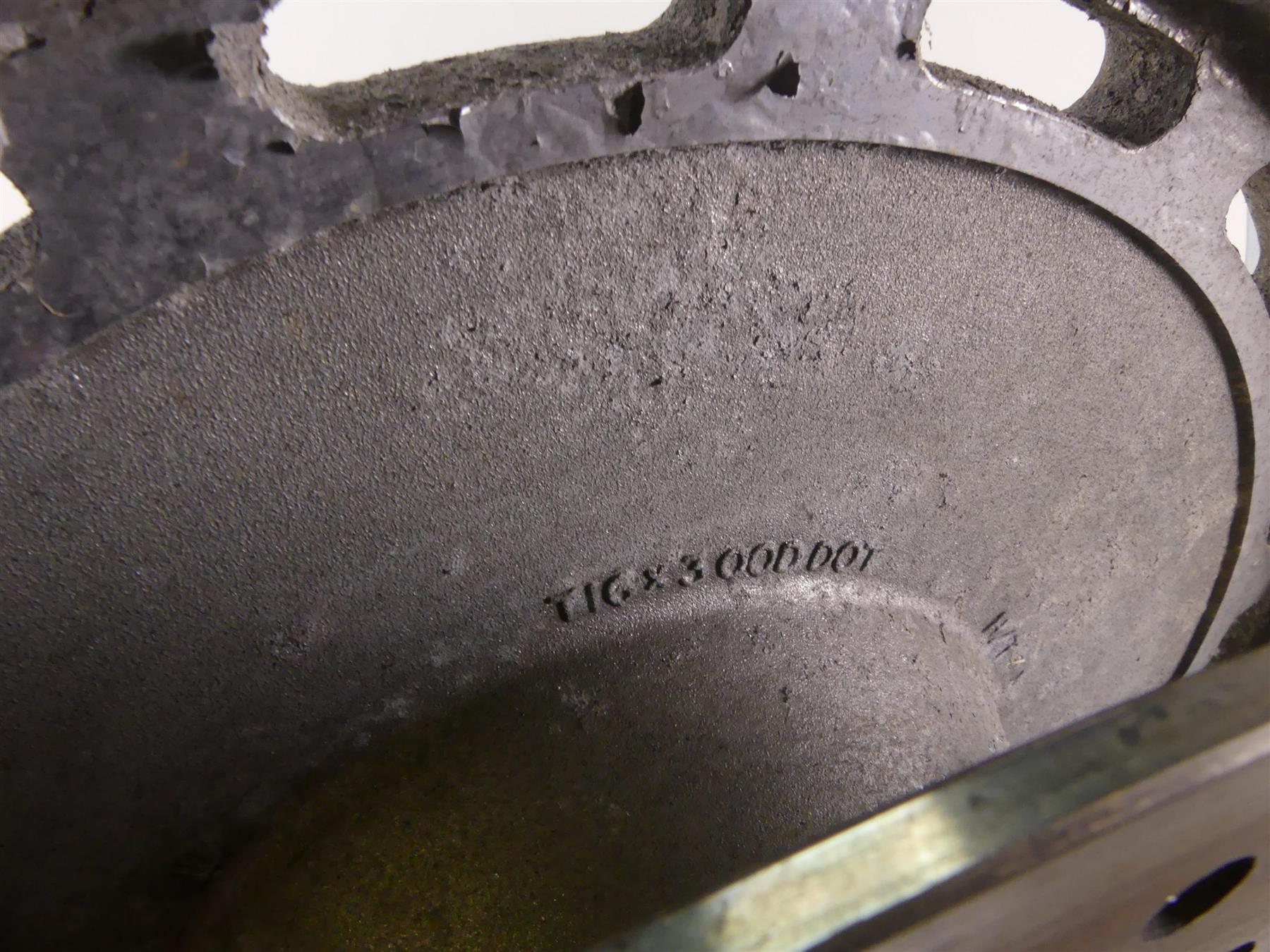 1999 Harley Davidson Sportster XL1200 Straight Rear Solid Wheel 16x3 41013-00A {{ shop.shopifyCountryName }} - Mototech271