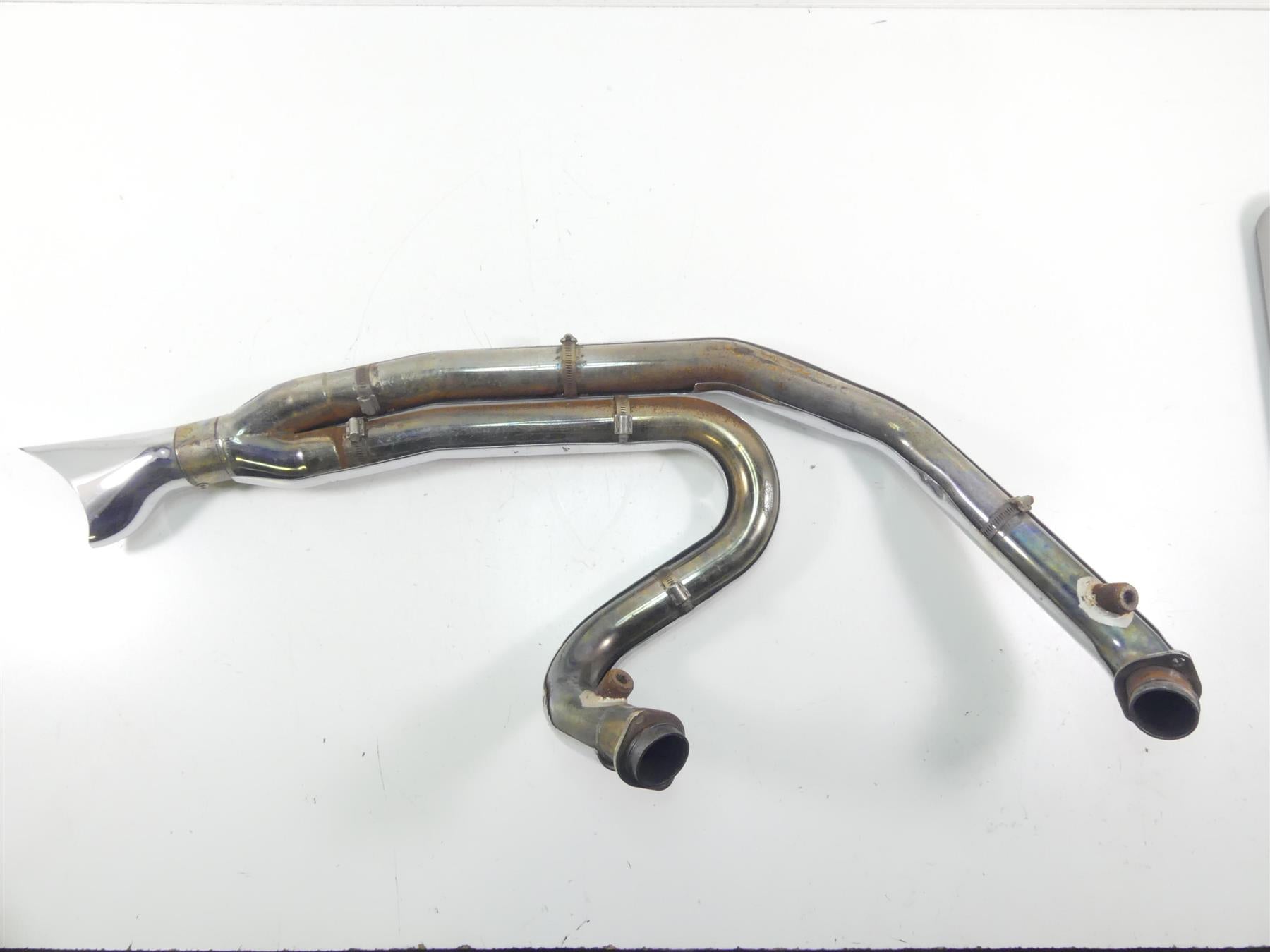2004 Harley FXDWGI Dyna Wide Glide 2 into 1 Fishtail Exhaust System -Read {{ shop.shopifyCountryName }} - Mototech271