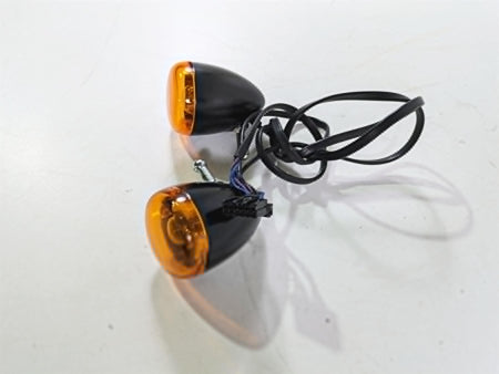 2009 Harley XR1200 Sportster Front Blinker Turn Signal Set 68804-06 {{ shop.shopifyCountryName }} - Mototech271