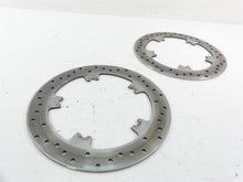 Load image into Gallery viewer, 2014 Harley FXDL Dyna Low Rider Front Dual Brake Disc Rotor Set 3K 44553-06
