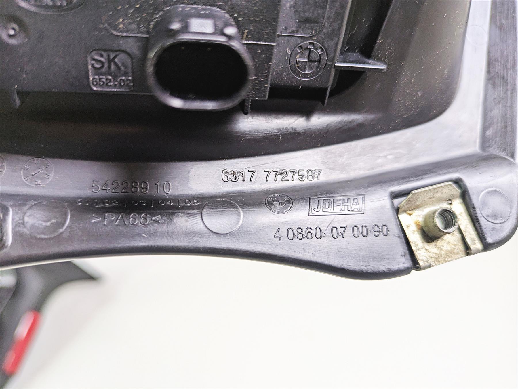 2014 BMW K1600 GTL K48 Rear License Plate Holder & Light 63177727587 {{ shop.shopifyCountryName }} - Mototech271