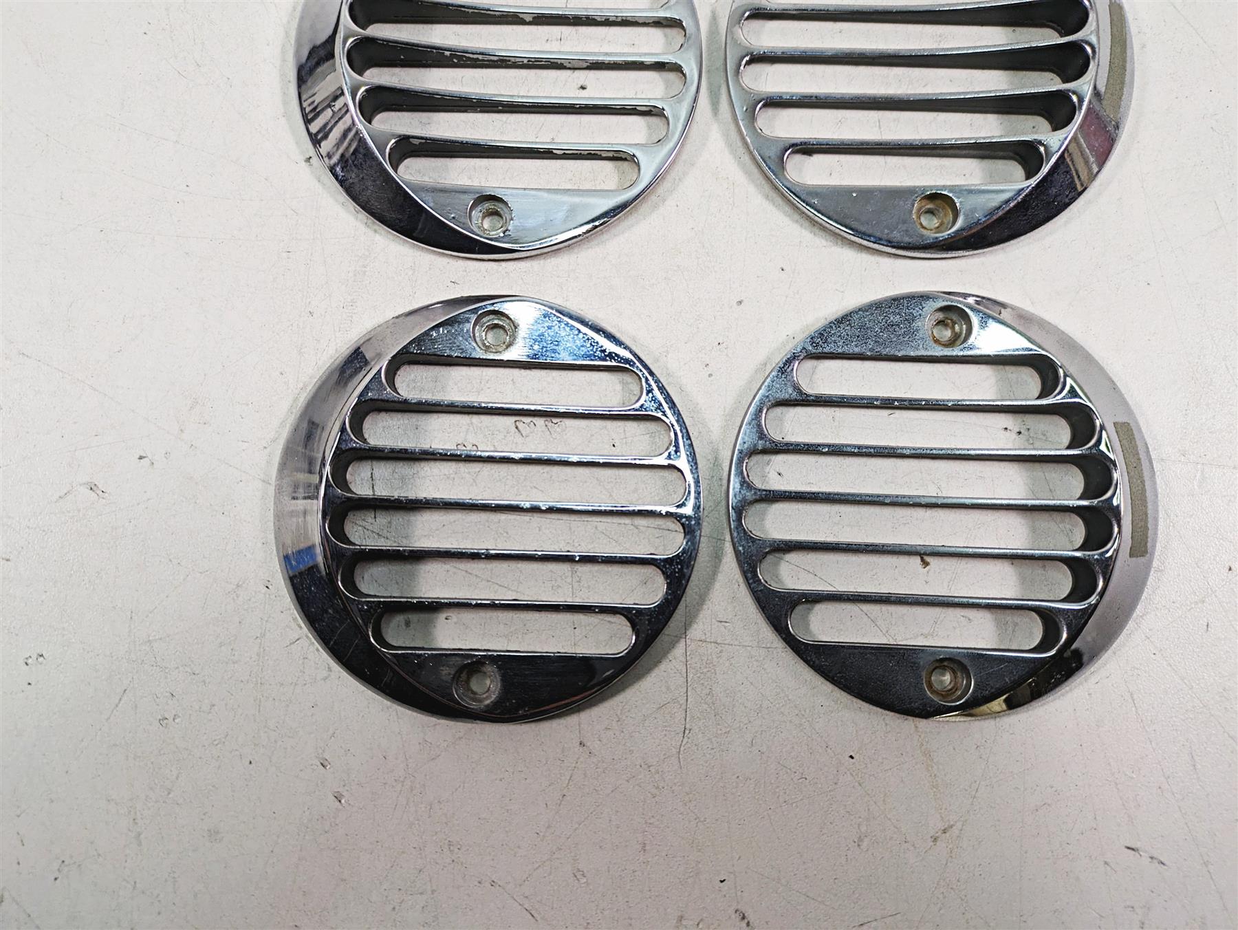 1999 Harley Touring FLHTC Electra Glide Front Rear Blinker Chrome Cover Set {{ shop.shopifyCountryName }} - Mototech271