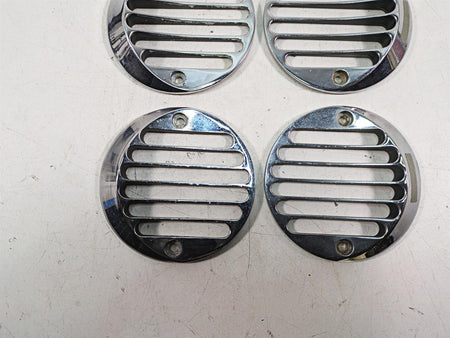 1999 Harley Touring FLHTC Electra Glide Front Rear Blinker Chrome Cover Set {{ shop.shopifyCountryName }} - Mototech271