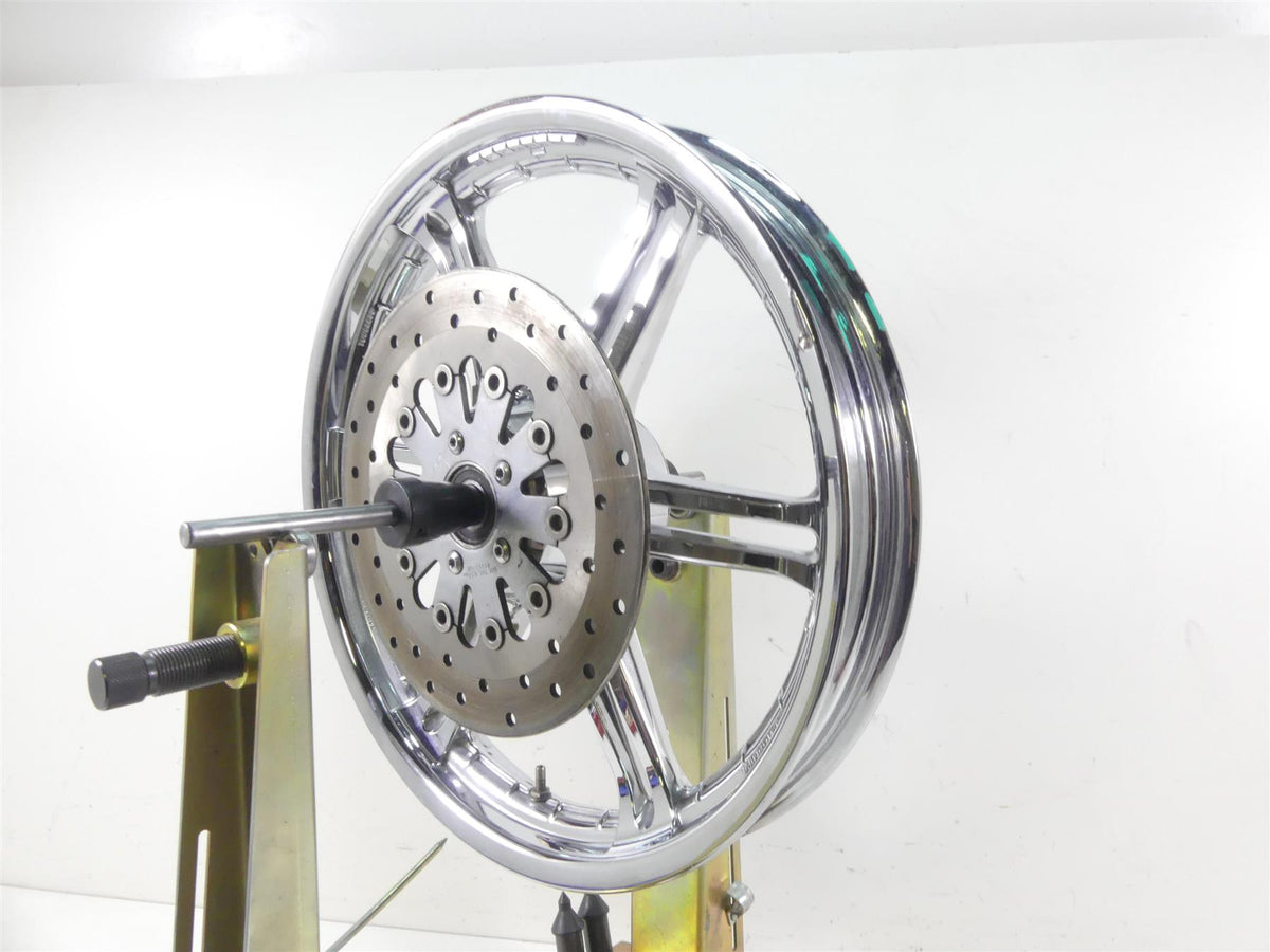 2009 Harley FXDL Dyna Low Rider Slotted 6 Spoke 19x2.5 Chrome Wheel - Read {{ shop.shopifyCountryName }} - Mototech271