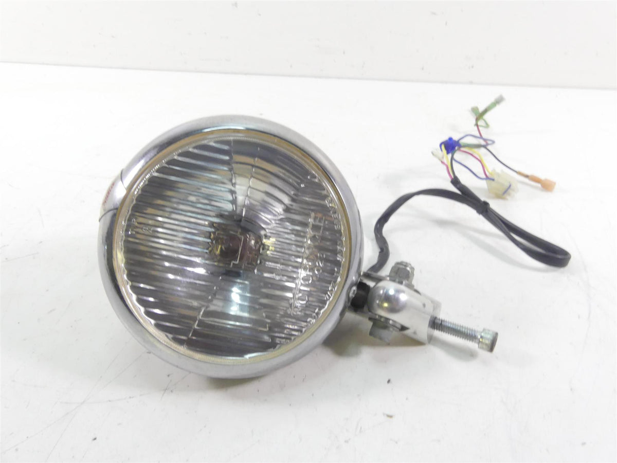 2001 Indian Centennial Scout Headlamp Bucket Head Lamp Light & Mount 66-091 {{ shop.shopifyCountryName }} - Mototech271