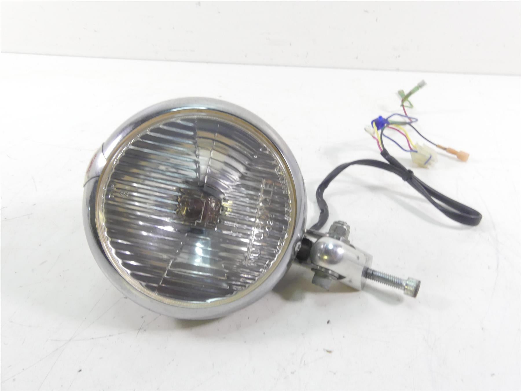 2001 Indian Centennial Scout Headlamp Bucket Head Lamp Light & Mount 66-091 | Mototech271