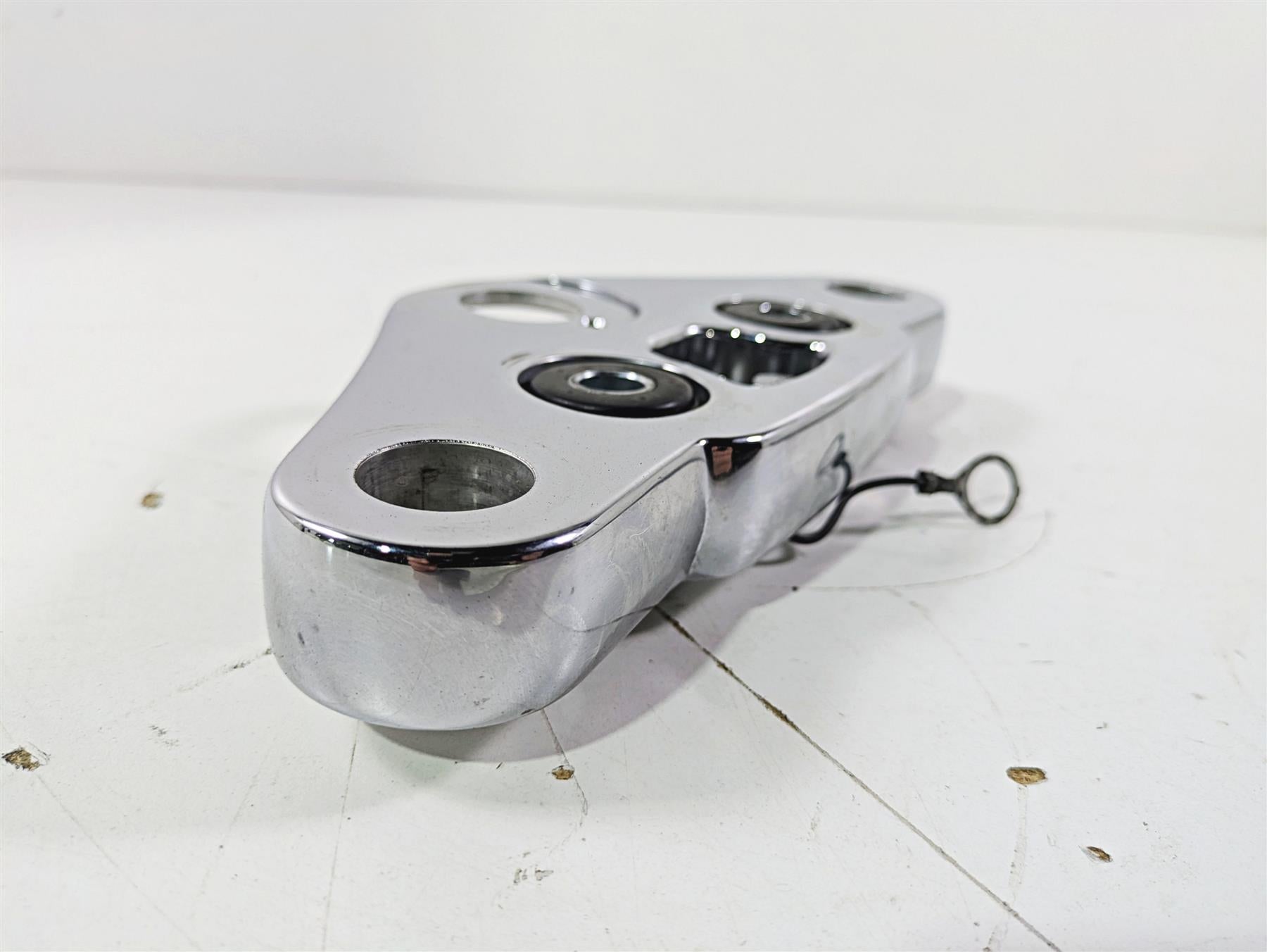 2009 Harley FXCWC Softail Rocker Upper Triple Tree Steering Clamp 49mm 46637-08 {{ shop.shopifyCountryName }} - Mototech271