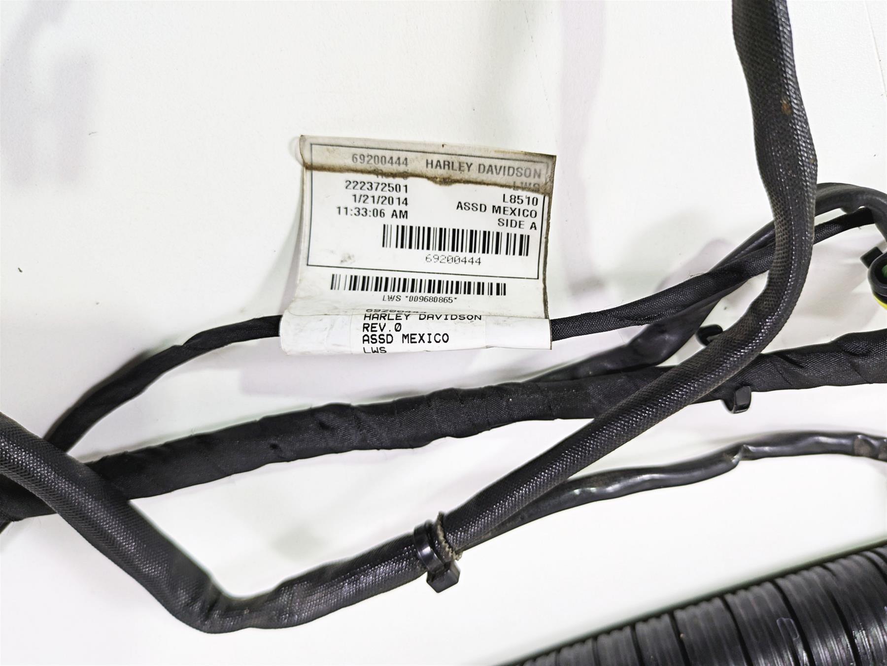 2014 Harley FXDL Dyna Low Rider Main Main Wiring Harness Loom - No Abs 71072-12A {{ shop.shopifyCountryName }} - Mototech271