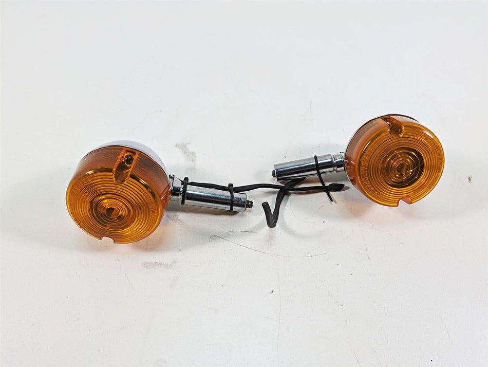 1986 Harley Sportster XLH 883 Front Turn Signal Blinker Set -Read 68404-86 {{ shop.shopifyCountryName }} - Mototech271