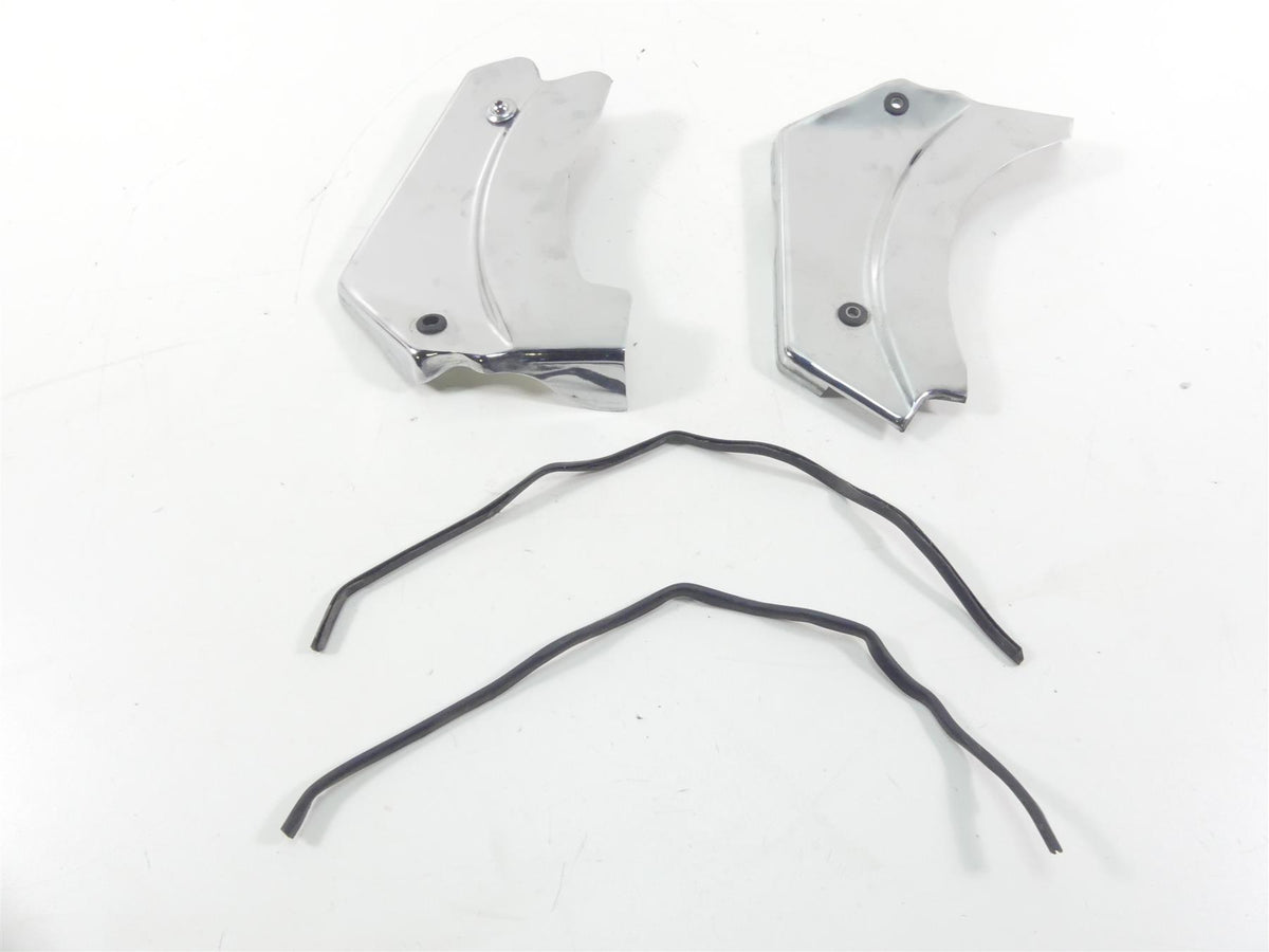 2001 Moto Guzzi California Sp 1100 Front Frame Chrome Neck Cover Set GU03979140 {{ shop.shopifyCountryName }} - Mototech271