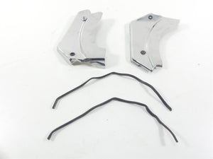 2001 Moto Guzzi California Sp 1100  Front Frame Chrome Neck Cover Set GU03979140