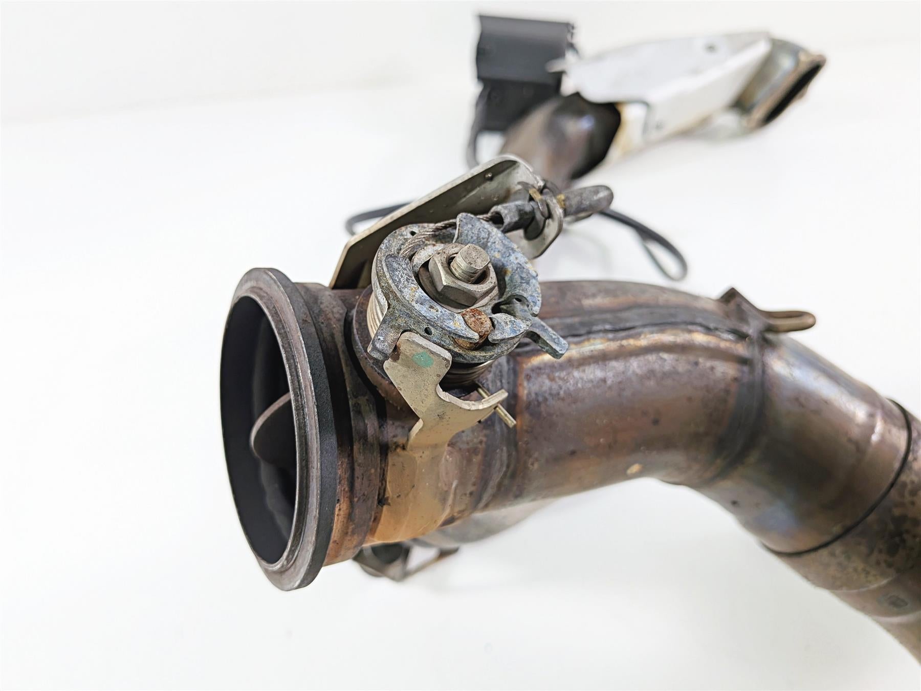 2017 Ducati Panigale 1299 Exhaust Header & Servo Motor 57014452A 57114424B-Mototech271