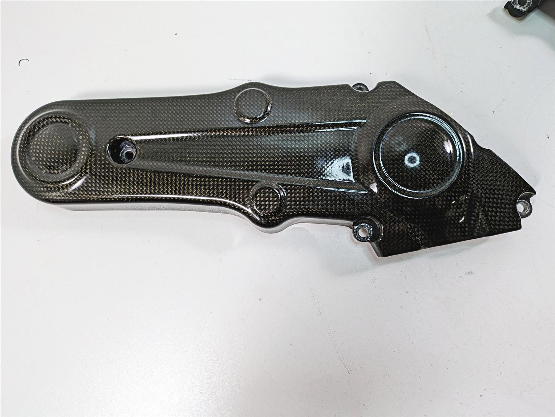 2011 Ducati Hypermotard 1100 Evo SP Carbon Timing Belt Clutch Covers 24511031A {{ shop.shopifyCountryName }} - Mototech271