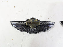 Load image into Gallery viewer, 2003 Harley Softail FXSTDI Deuce 100th Fuel Tank Emblem Set 62236-03 62237-03 | Mototech271

