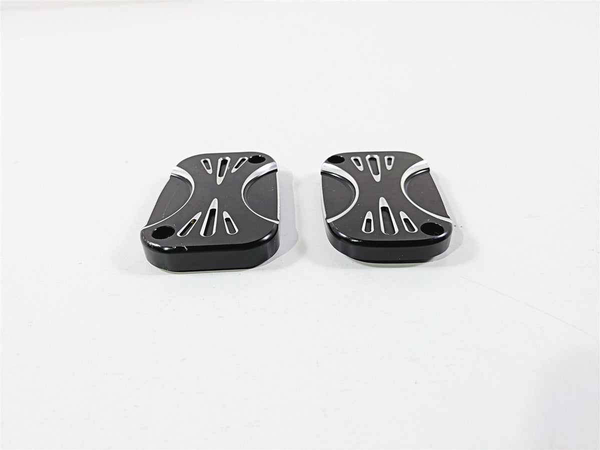 2017 Harley Touring FLHXS Street Glide Arlen Ness Deep Cut Master Cylinder Cover Set {{ shop.shopifyCountryName }} - Mototech271