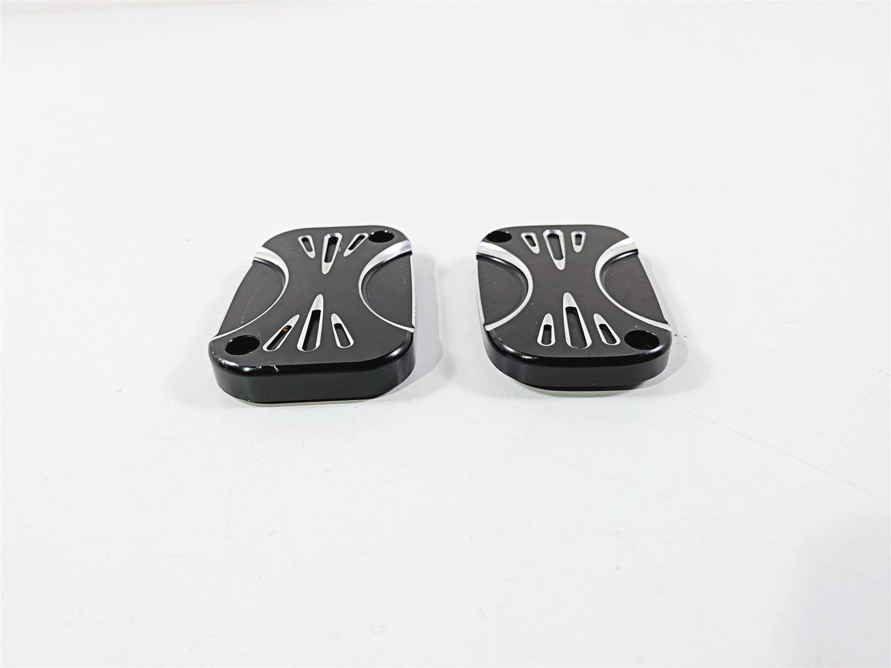 2017 Harley Touring FLHXS Street Glide Arlen Ness Deep Cut Master Cylinder Cover Set {{ shop.shopifyCountryName }} - Mototech271