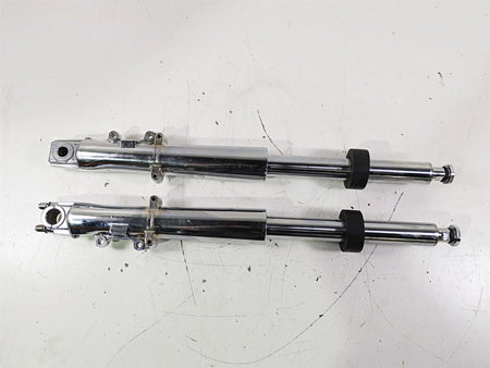 2003 Harley Touring FLHTCUI E-Glide 100th Chrome Front Fork Legs 41mm 46495-02A {{ shop.shopifyCountryName }} - Mototech271