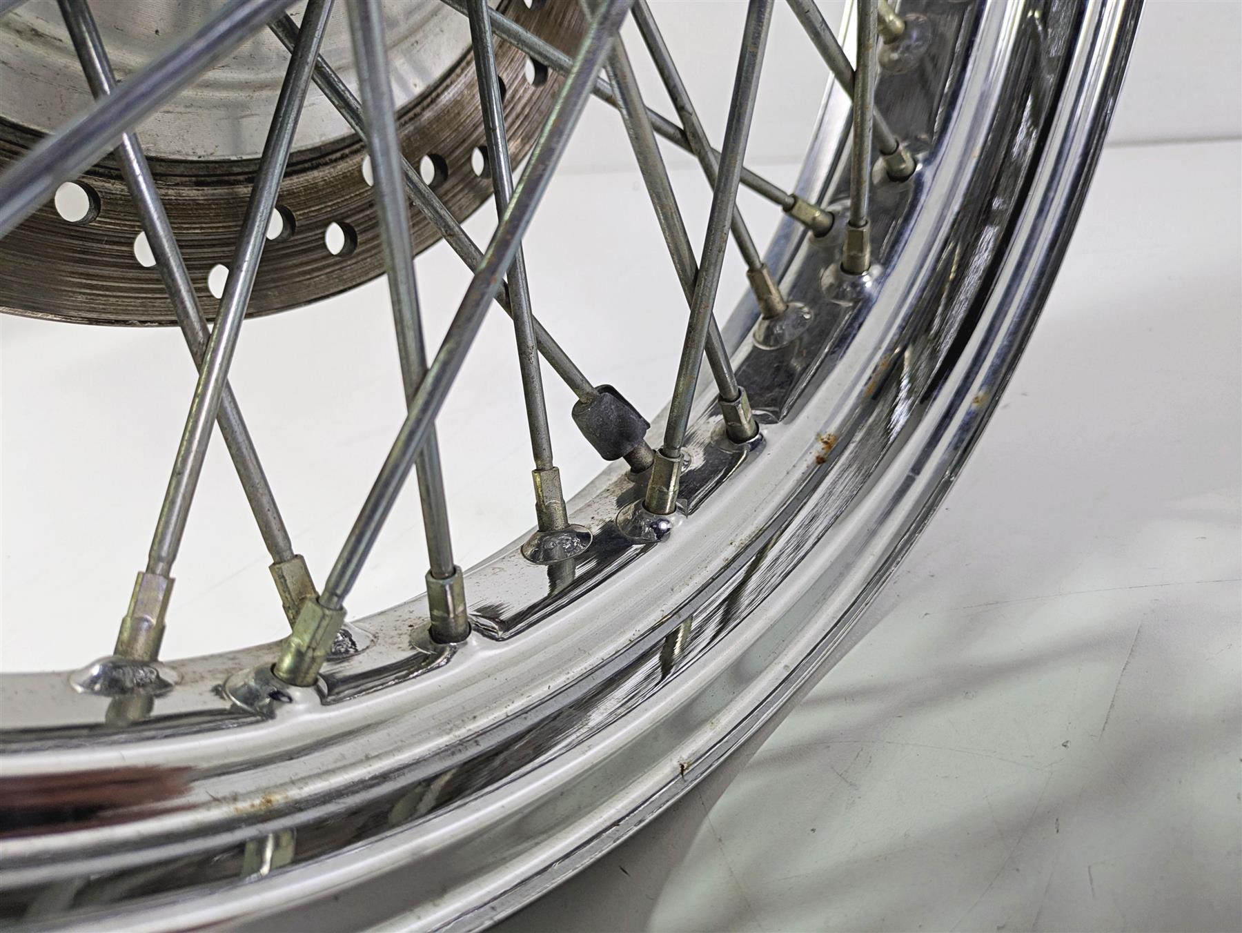 2001 Honda VT750 Shadow Ace 17x3 Spoke Front Wheel 44650-MBA-020 {{ shop.shopifyCountryName }} - Mototech271