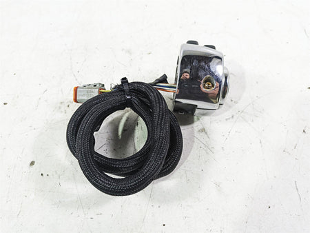 2002 Harley FLSTC Softail Heritage Left Chrome Hand Control Switch 71682-06A {{ shop.shopifyCountryName }} - Mototech271