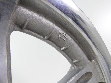 2006 Harley Touring FLHTCU SE CVO Straight Front Wheel Rim 16x3 43920-02 {{ shop.shopifyCountryName }} - Mototech271