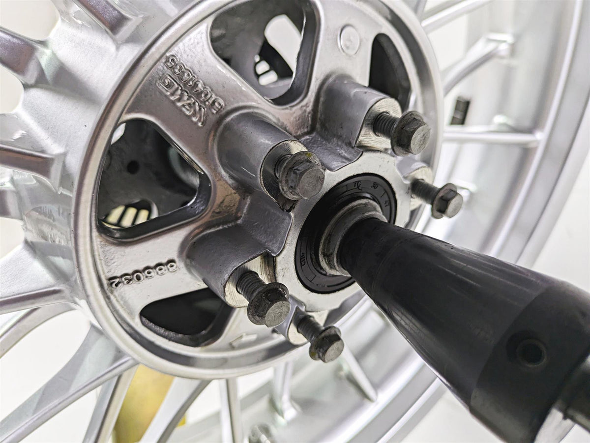 2014 Moto Guzzi California 1400 Touring Straight Front Wheel Rim 18x3.5 887362 {{ shop.shopifyCountryName }} - Mototech271