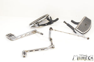1991 Harley Touring FLHTC Electra Glide FR CHROME Floorboards Shift & Brake Ped | Mototech271