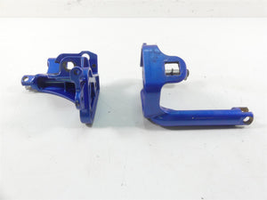 2008 Harley FXCWC Softail Rocker C Front Blue Forward L+R Footpeg Mount 33751-08