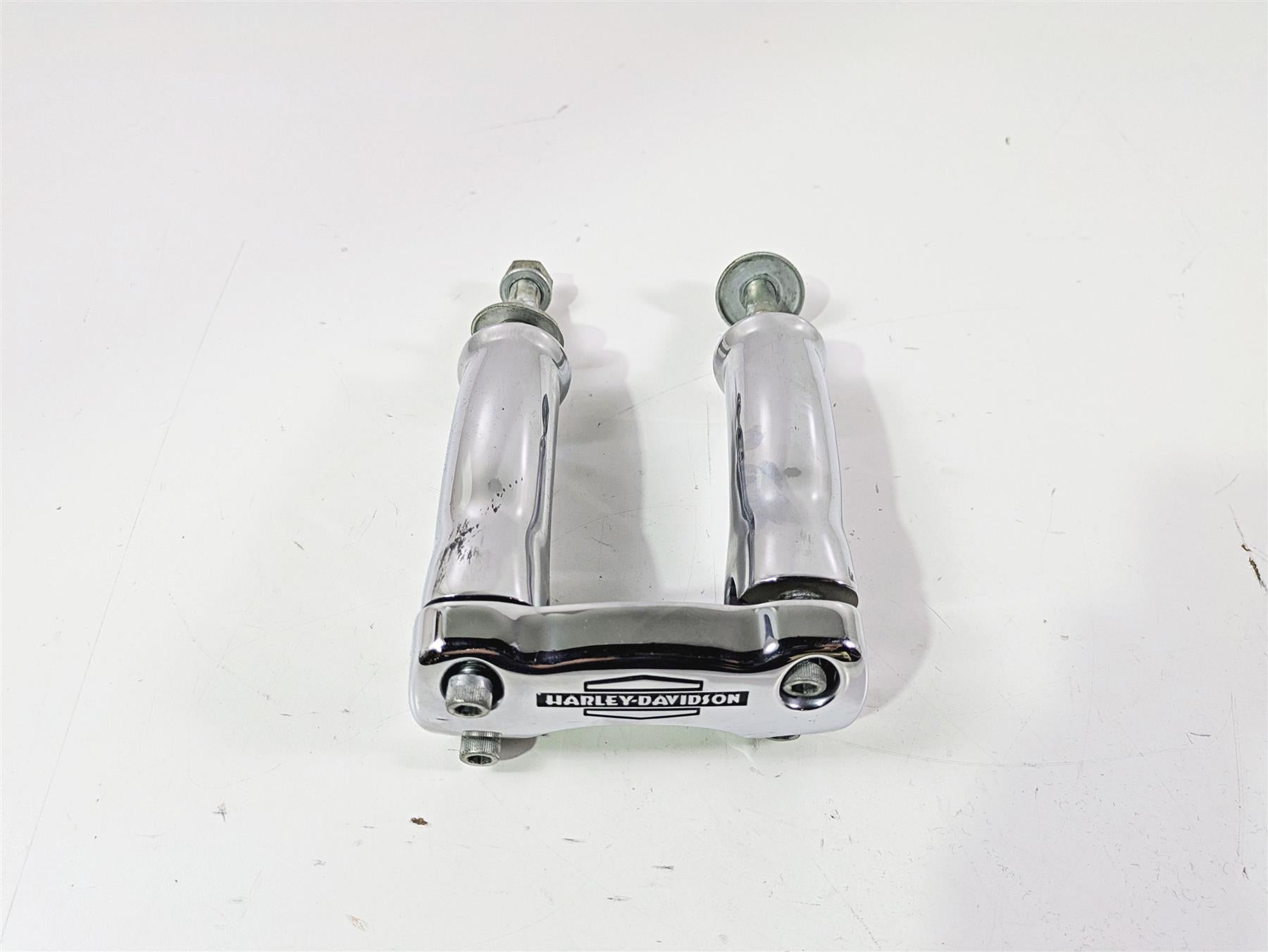 2014 Harley FLS Softail Slim Handlebar Riser Clamp Set 4.5" 55903-05 55902-05 {{ shop.shopifyCountryName }} - Mototech271
