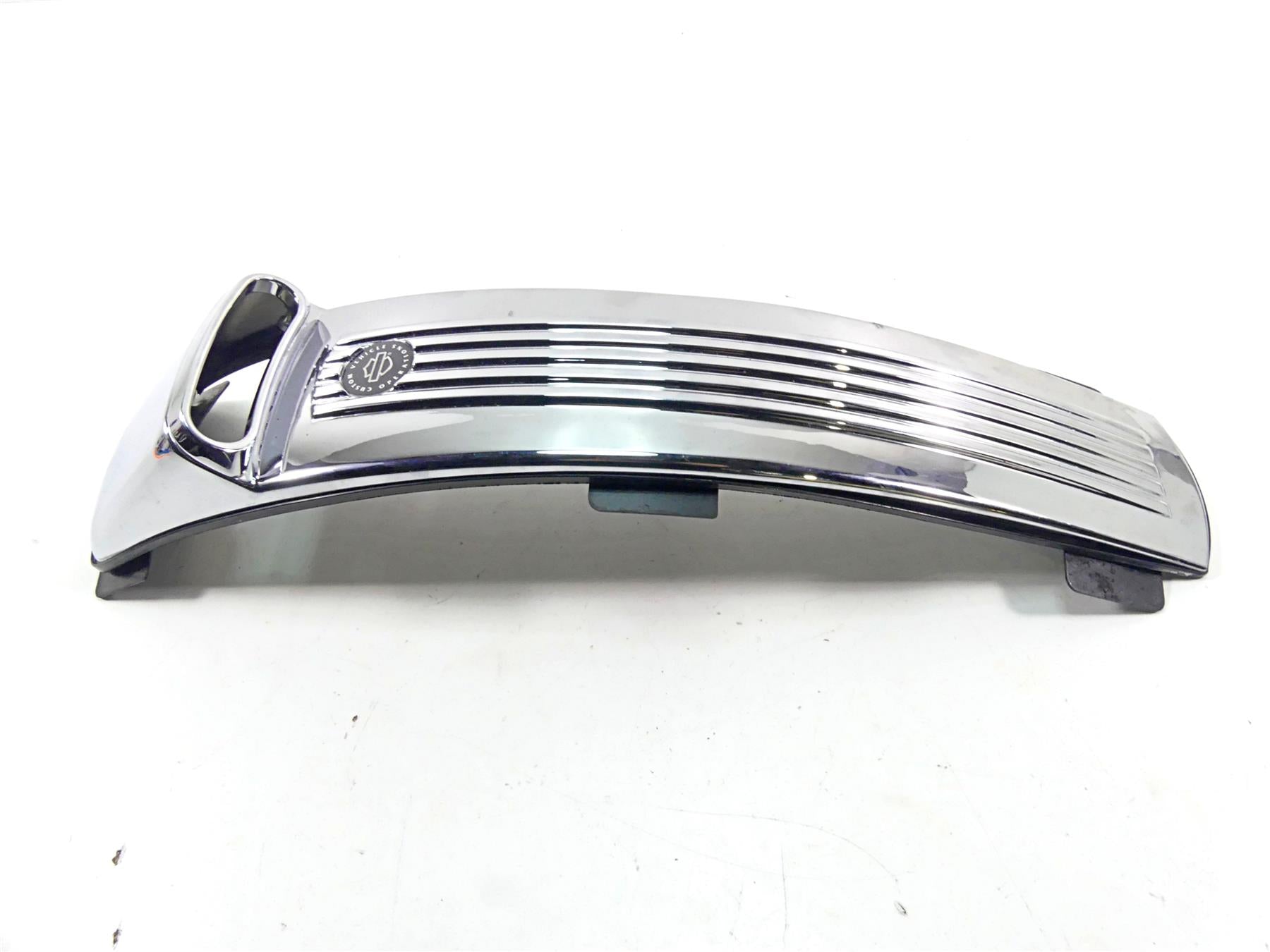 2005 Harley VRSCSE CVO V-Rod Upper Tank Cover Chrome Trim Brace 71321-05 {{ shop.shopifyCountryName }} - Mototech271