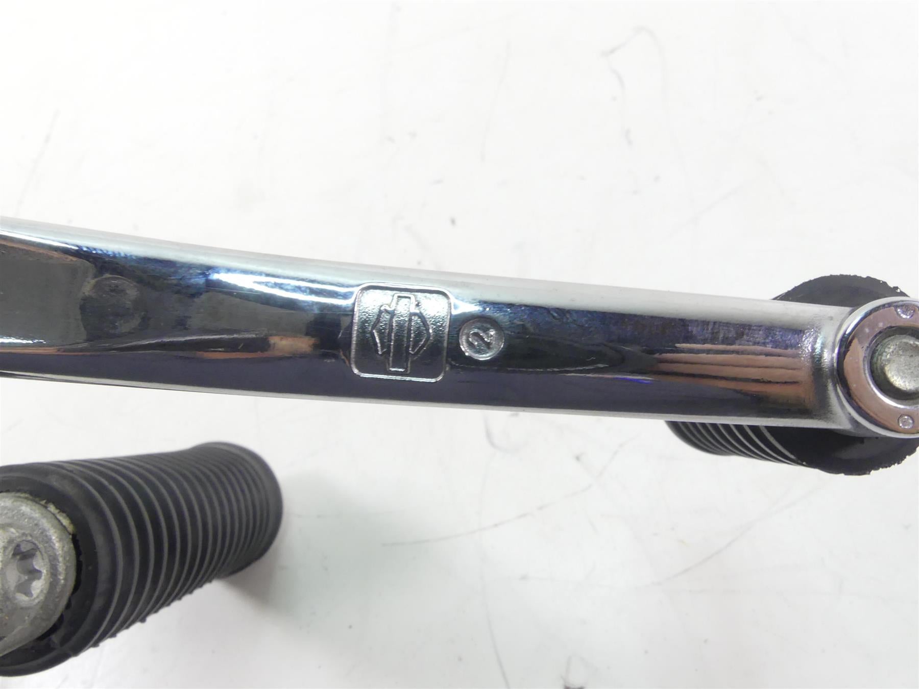 2014 Harley Dyna FXDF Fat Bob Left Front Forward Foot Control Set 33693-03 {{ shop.shopifyCountryName }} - Mototech271