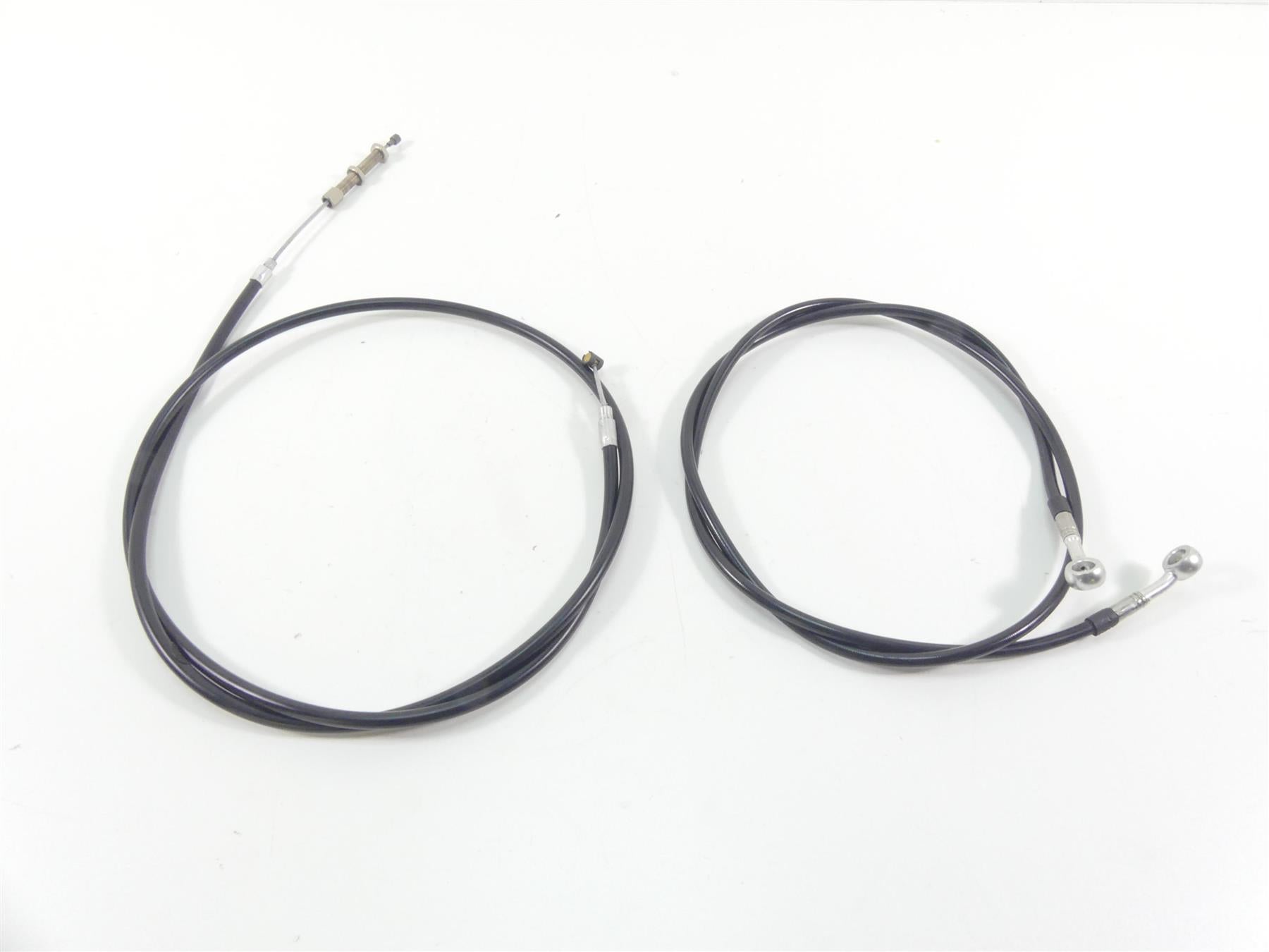 2002 Triumph Bonneville America 18" Ape hanger Bars Clutch & Brake Cable {{ shop.shopifyCountryName }} - Mototech271