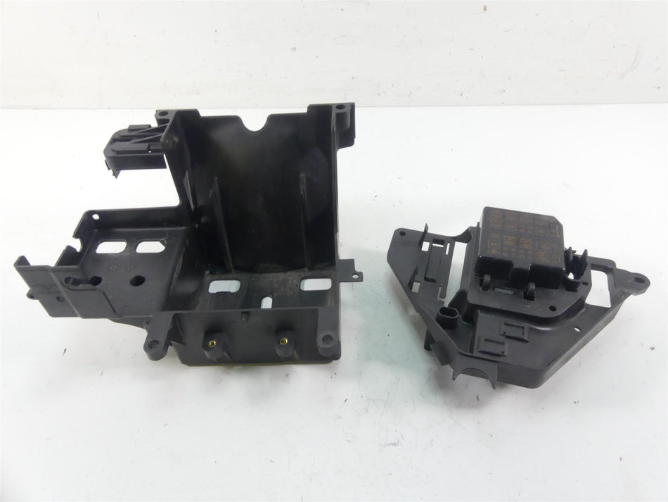 2012 Harley Touring FLHTP Electra Glide Battery Tray Electric Holders 66281-09B {{ shop.shopifyCountryName }} - Mototech271