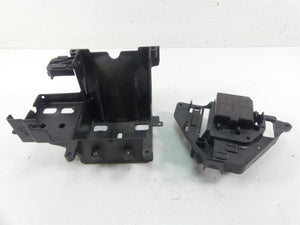 2012 Harley Touring FLHTP Electra Glide Battery Tray Electric Holders 66281-09B | Mototech271