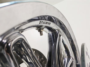 2014 Harley Touring FLHTK Electra Glide 17x3 Chisel Custom Front Wheel 43300057