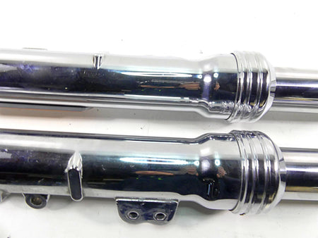 2005 Harley VRSCSE CVO V-Rod 49mm Chrome Front Fork Leg Set 46784-05A 46785-05A {{ shop.shopifyCountryName }} - Mototech271