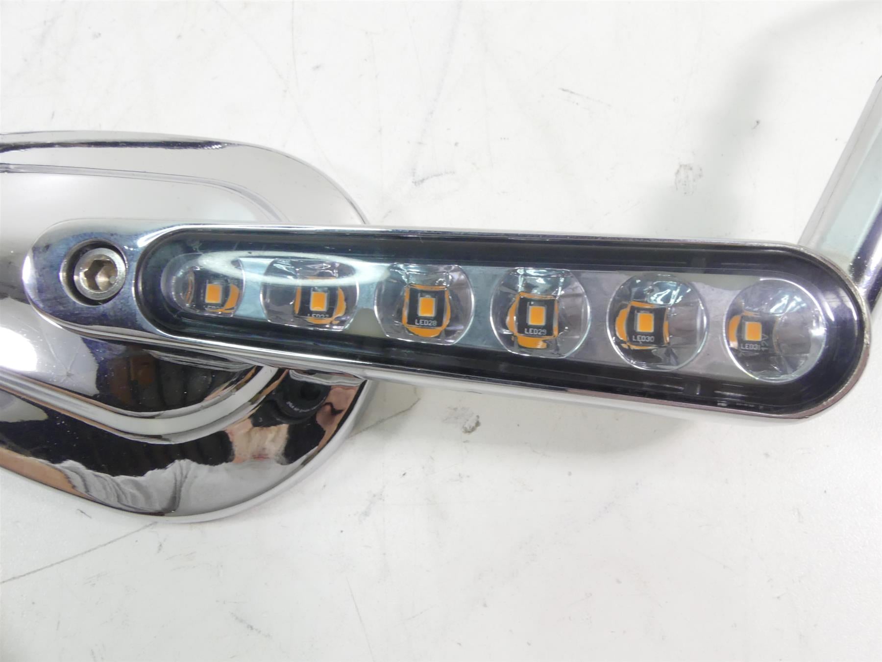 1995 Harley Dyna FXDL Low Rider Chrome Front Blinker Mirror Set {{ shop.shopifyCountryName }} - Mototech271