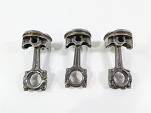 Load image into Gallery viewer, 2008 Yamaha YZF R1 RN19 3 Piston &amp; Rod Set 4C8-11650-00-00 14B-11650-00-00
