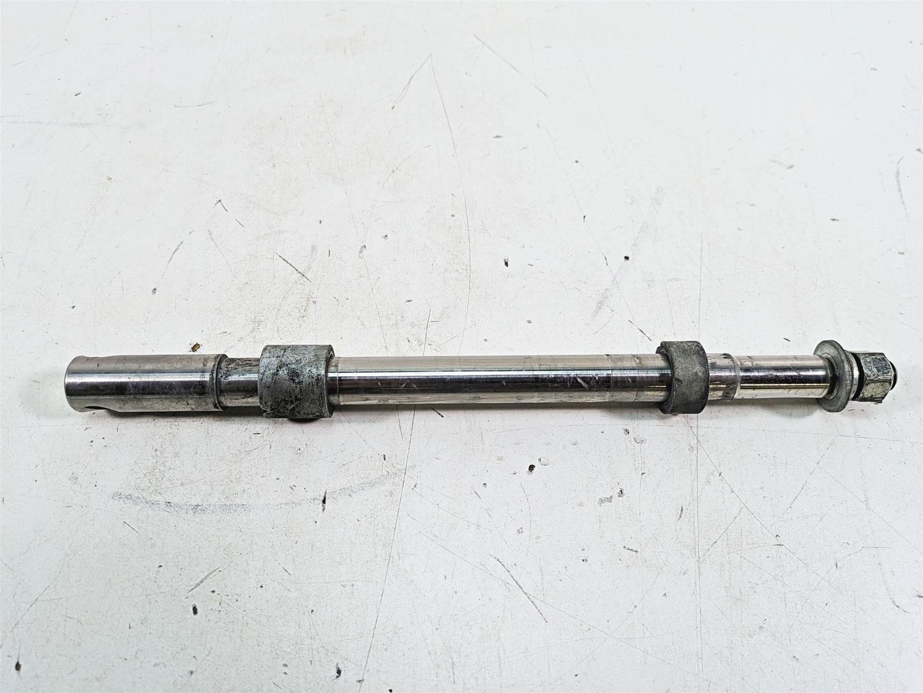 2006 Harley FLSTI Softail Heritage Front Axle Wheel Spindle 3/4" 41584-86A {{ shop.shopifyCountryName }} - Mototech271