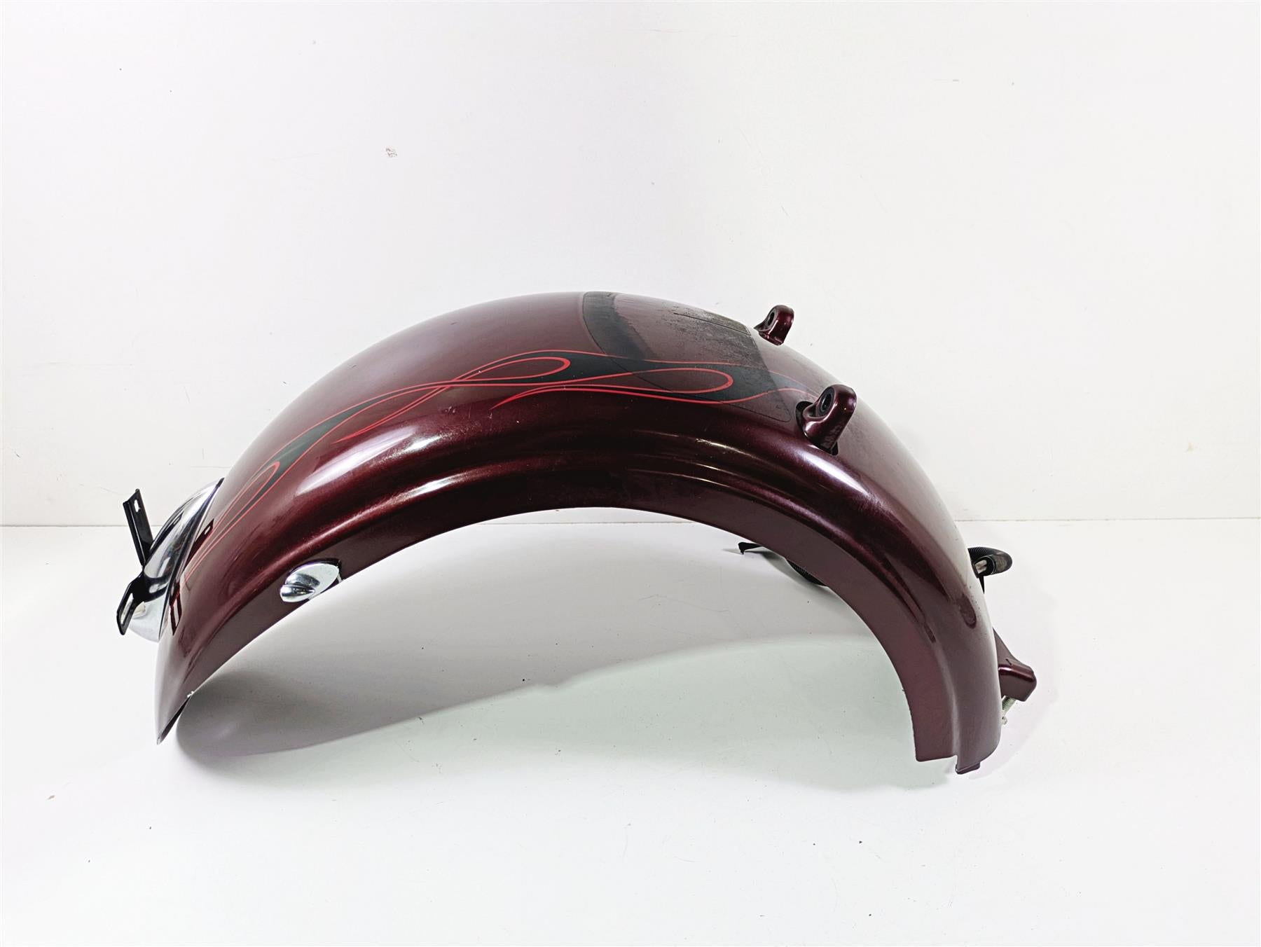2008 Harley FXCWC Softail Rocker Rear Fender Crimson Red - Read 60132-08 {{ shop.shopifyCountryName }} - Mototech271