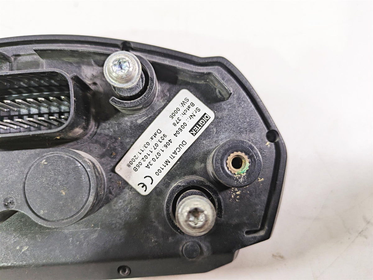 2009 Ducati Monster 1100 S Speedometer Gauge 19K Ignition Switch Key 40610703A {{ shop.shopifyCountryName }} - Mototech271