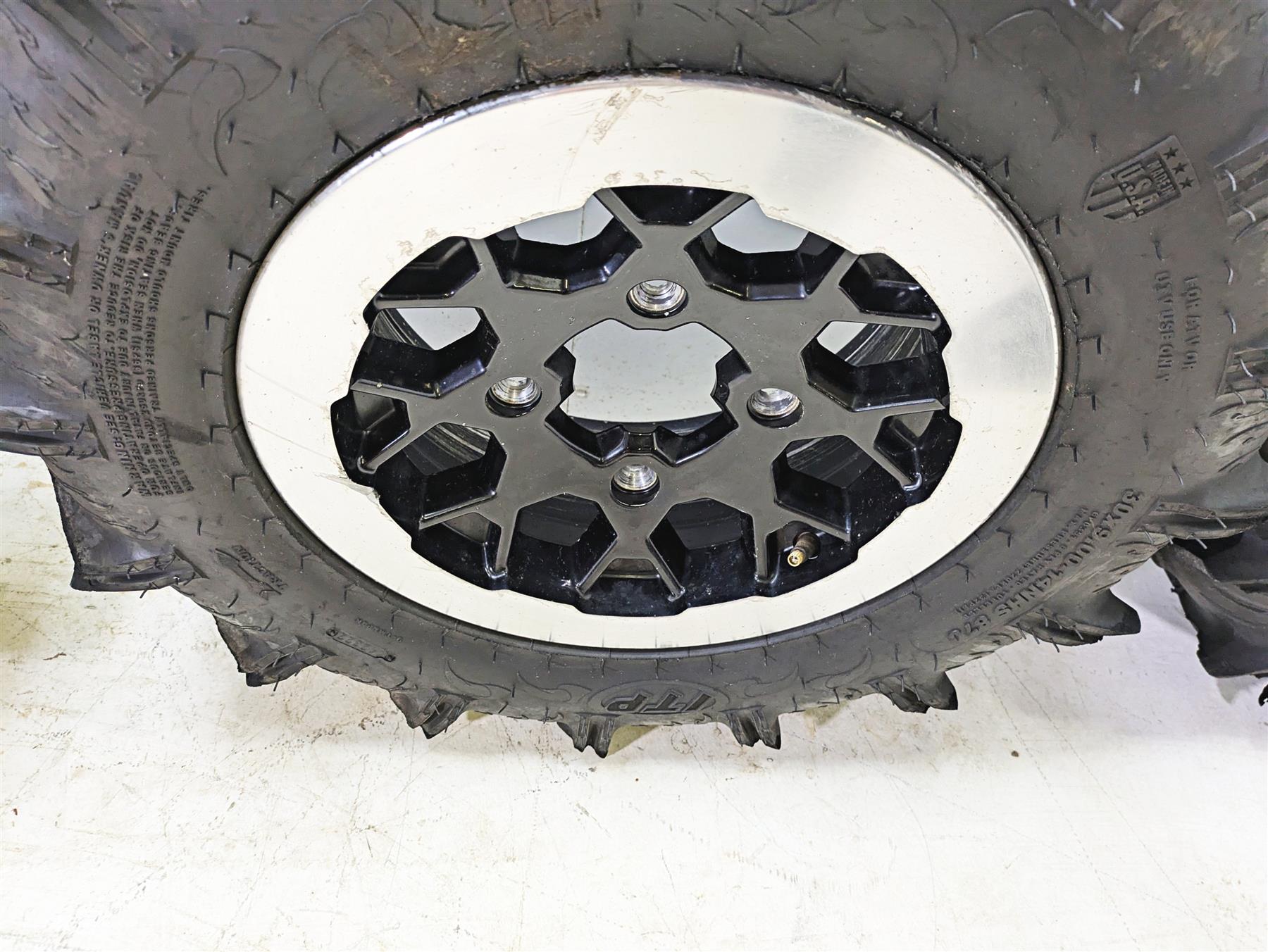 2023 Can Am Maverick X3 XMR Turbo RR Straight Wheel Rim Set 14x7 705402256 {{ shop.shopifyCountryName }} - Mototech271